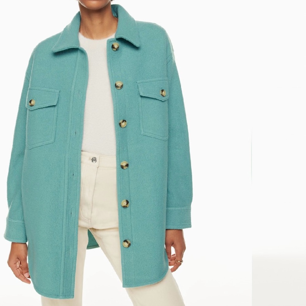 Wilfred Teal Utility Jacket